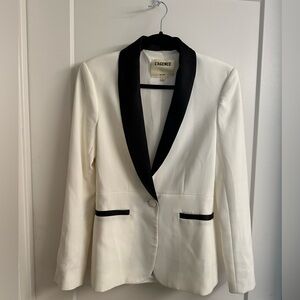 L'agence white and black blazer